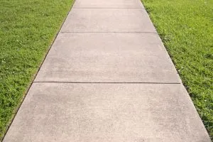 Garden paving - concrete slabs. TTS Garden Services,Perth